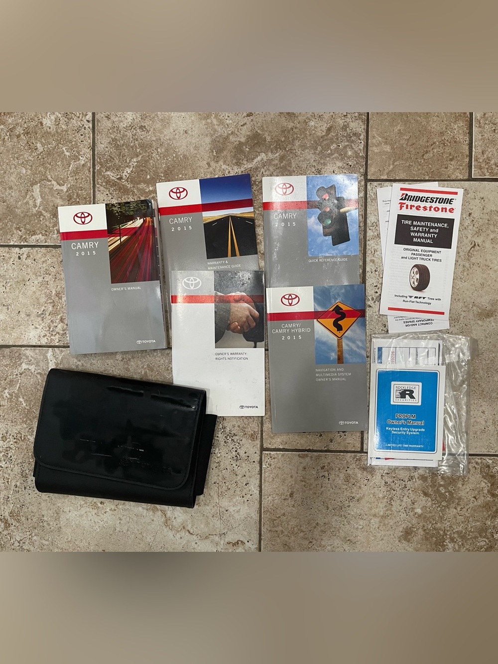 Toyota Camry 2015 Owner's Complete Manual Set - with case